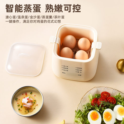 粤尔德直供 家用小型煮蛋器多功能煮鸡蛋自动断电蒸蛋器