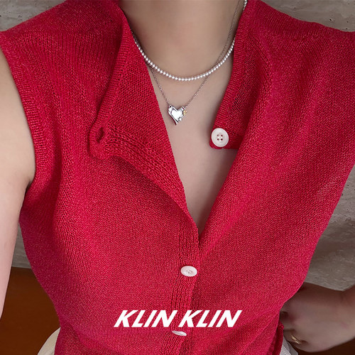 KLINKLIN钛钢锆石爱心女款