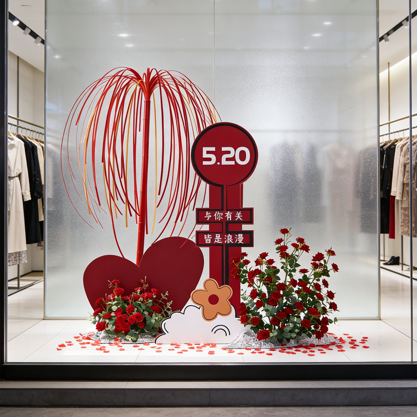 情人节美陈场景氛围布置商场装饰品假花艺轻奢高端仿真花KT板摆件,节庆用品/礼品,装扮布置套餐,淘宝优惠券,粉丝福利购,淘宝优惠卷