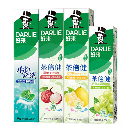 DARLIE初萃茶牙膏清新口气