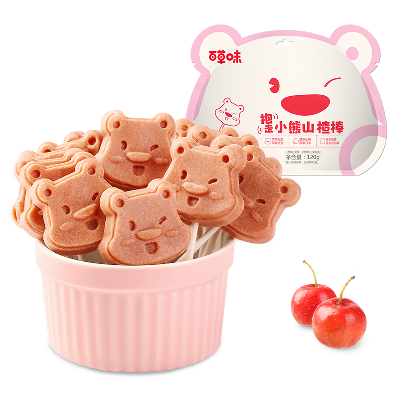 百草味小熊山楂棒120g