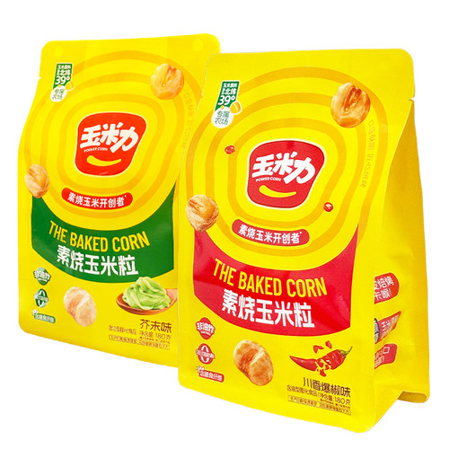 爆椒味芥末味素烧玉米粒180g