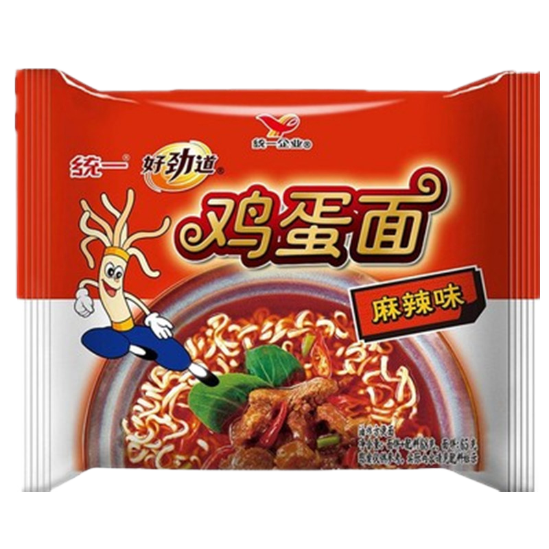 统一好劲道鸡蛋面麻辣味