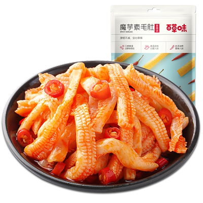 百草味魔芋素毛肚香辣味180g