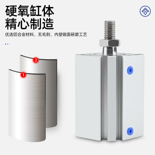 ACQ12/16*5SX10SX15X20SX25SX30X35X40SX45X50S气动小型薄型气缸