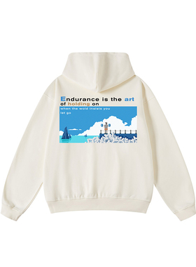 吕小军连帽卫衣LU71D3AZSP男女同款吸湿排汗运动休闲