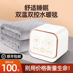 2024新款双温双控水热水暖电热毯正品电褥子水循环地垫官方旗舰店