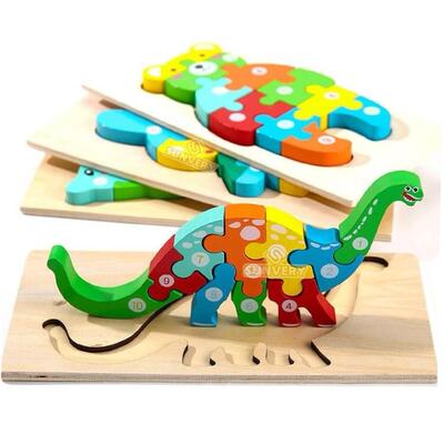 Montessori Wooden Toddler Puzzles for Kids Montessori Toys f