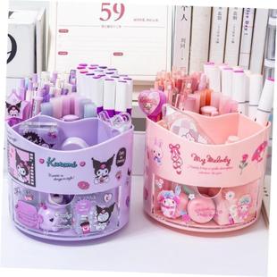 Sanrio Anime Rotating Pen Holder Kuromi Melody Cinnamoroll K