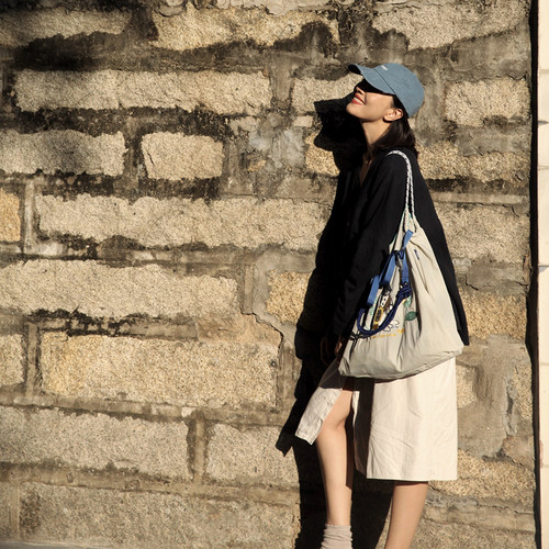 【高圆圆同款】刺绣购物袋