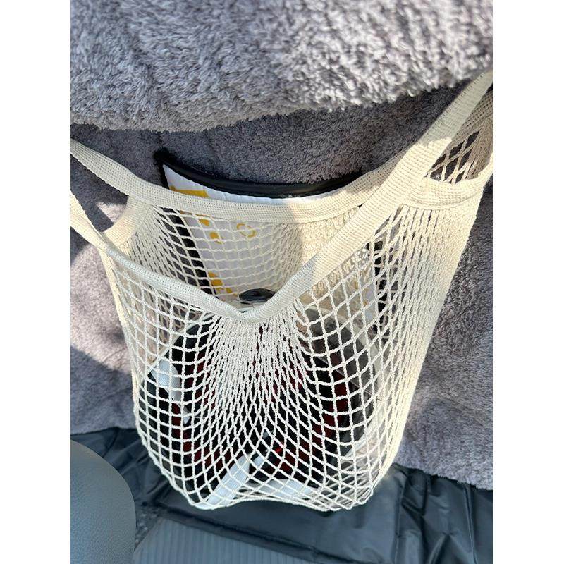 适用小牛UMAX U3电动车头盔前置物网兜头盔收纳储物袋电瓶车挂包