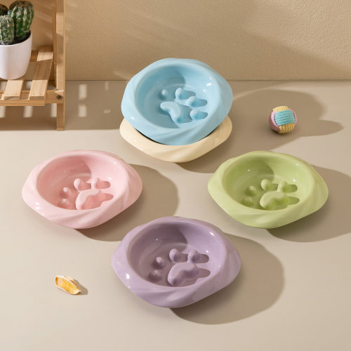 LuckyPet猫狗慢食碗陶瓷防噎狗狗