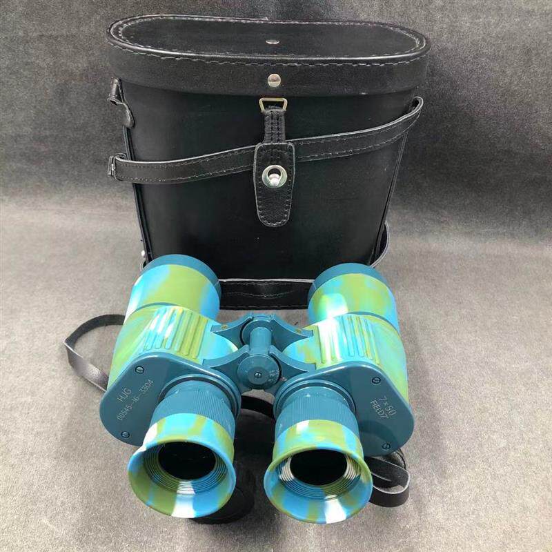 95式7X50舰船海军迷彩双筒望远镜微光夜视测距高清高倍防水3304厂