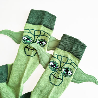 Sea Breeze Star Wars personality cotton tube sock Yoda maste