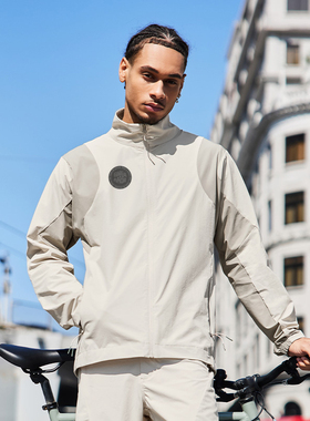 GINGAX2劲加运动2025春季新款防风泼水轻薄弹力运动外套追风夹克