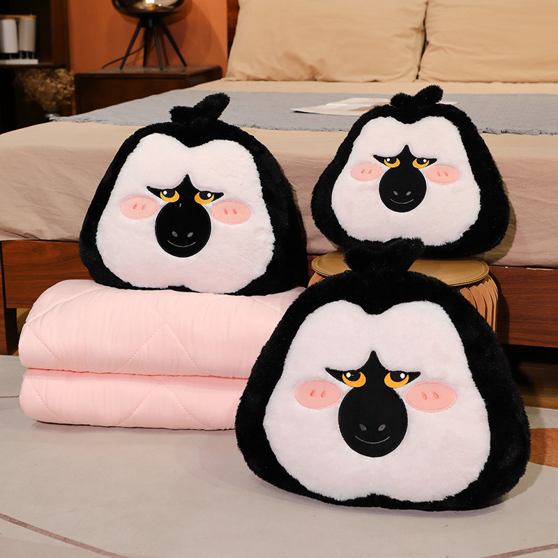 白面猴杜杜抱枕被子两用沙发客厅办公室靠枕趴睡小枕头毯子二合一,居家布艺,抱枕被,淘宝优惠券,粉丝福利购,淘宝优惠卷