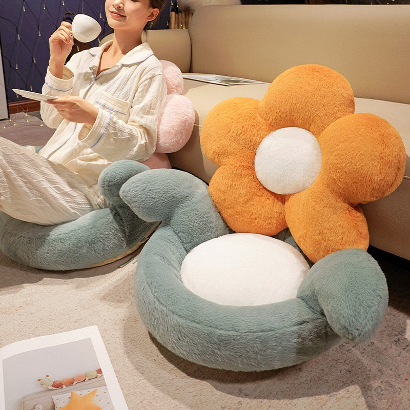 花朵蒲团坐垫懒人坐墩家用地毯上垫子榻榻米飘窗屁垫护腰靠垫一体,居家布艺,蒲团,淘宝优惠券,粉丝福利购,淘宝优惠卷