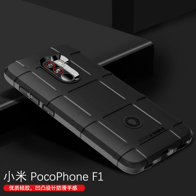 适用小米POCOF1手机壳防摔防滑软壳POCO F2Pro硅胶全包边保护壳F3手机套个性创意磨砂潮牌网红男女