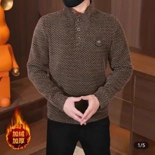 加绒加厚卫衣半高领长袖 男士 打a34 高奢品质秋冬新款 万苏优选男装
