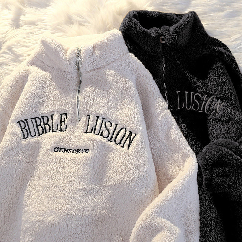 QS宽松加绒加厚冬季保暖