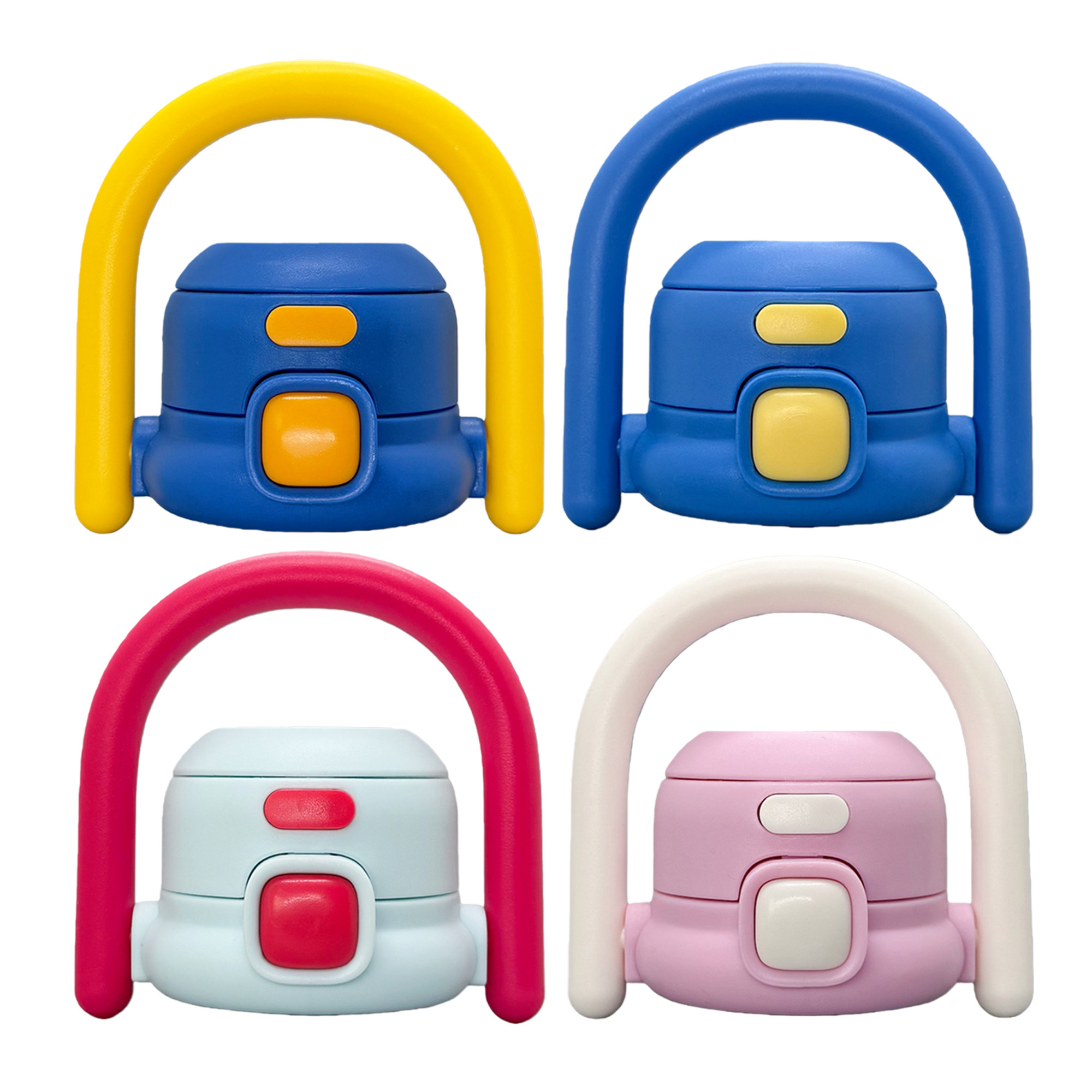 奇古堂儿童保温杯双饮杯盖提手