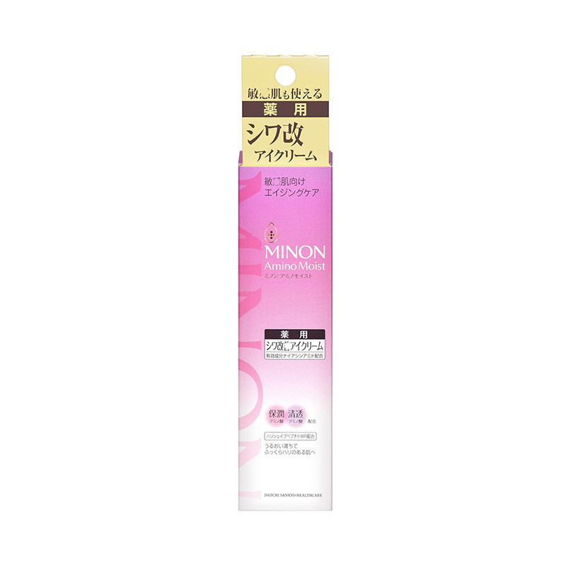 日本代购 MINON/蜜浓眼霜 护理干燥和暗沉的眼周 柔润易吸收25g