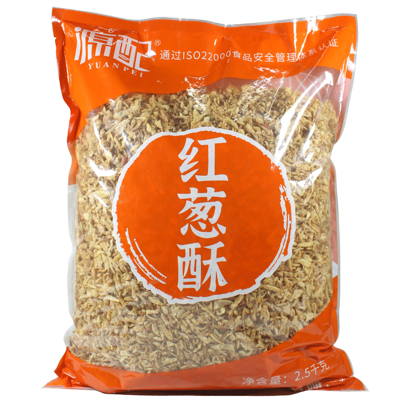 源配红葱酥2500克台湾风味油葱酥卤肉饭馅料调料香葱酥干葱洋葱酥