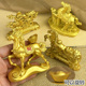 新款 饰品 旋转招财马摆件马上发财工艺品家居客厅面摆件黄铜小马装