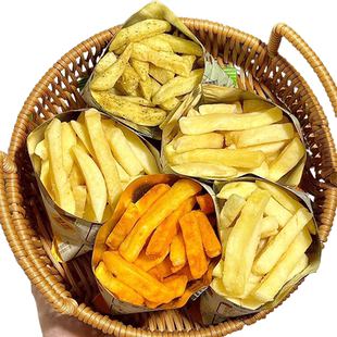 香脆原切薯条小包装解馋鲜切蜂蜜黄油味土豆条网红零食品休闲小吃