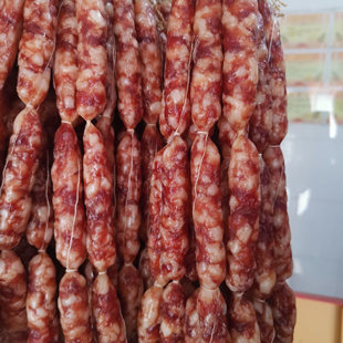 六分瘦金牙兴腊味安铺腊肠中肠广味湛江特产咸香味纯猪肉店长推荐