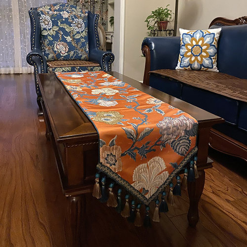 茶几美式轻奢桌旗密莉娅