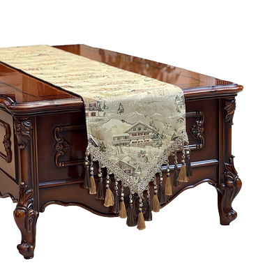 世外桃源美式茶几桌旗乡村密莉娅