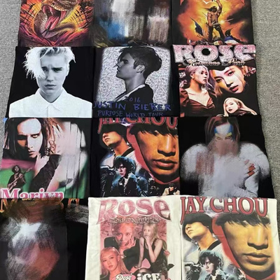 款式最齐vtg短袖直喷水洗T恤高街