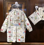 Летний мультяшный тонкий быстросохнущий портативный детский дождевик для школьников для раннего возраста, длина миди