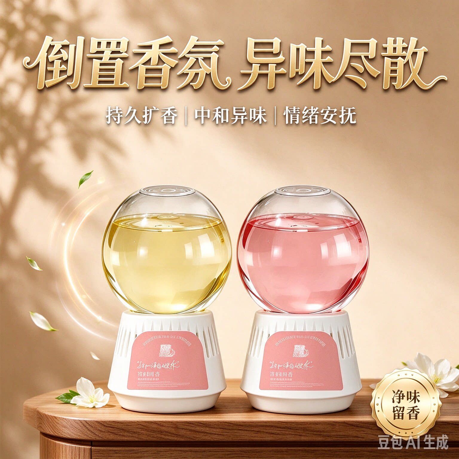 【下单立减50】倒置香氛球家用香薰室内持久留香卧室卫生间HQ⑤