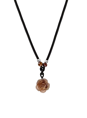 山茶花项链高级感锁骨链