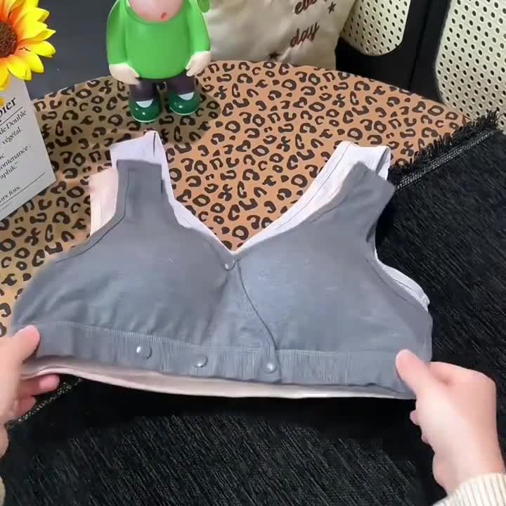 秋冬孕期哺乳纯棉内衣三
