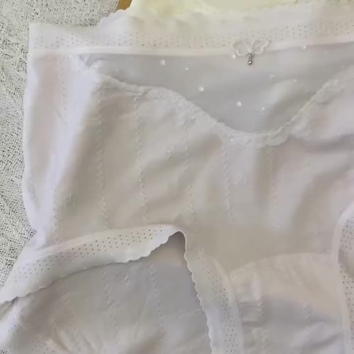 天丝内裤女中高腰个性新