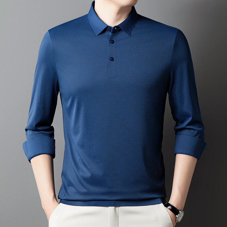保罗男士长袖POLO衫春秋季纯色无痕打底衫商务休闲翻领上衣T恤男,男装,针织衫/毛衣,淘宝优惠券,粉丝福利购,淘宝优惠卷