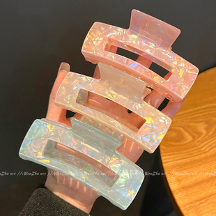 日韩高级感抓夹女2025新款 醋酸发夹后脑勺大号盘发头饰鲨鱼夹发卡