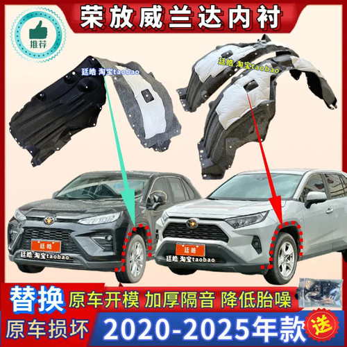 荣放20-27年款威兰达翼子板内衬
