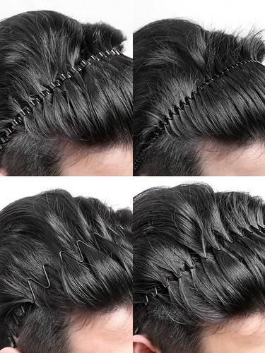 Спортивный мужской летний нескользящий ободок, летние шпильки для волос