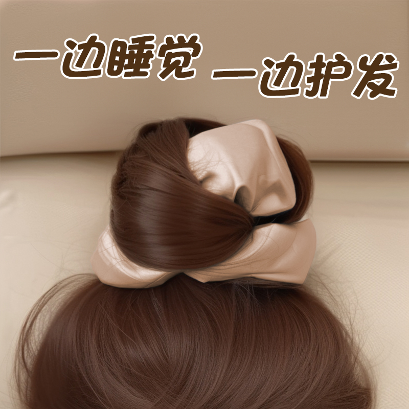 真丝枕头大肠发圈加棉扎发头绳女