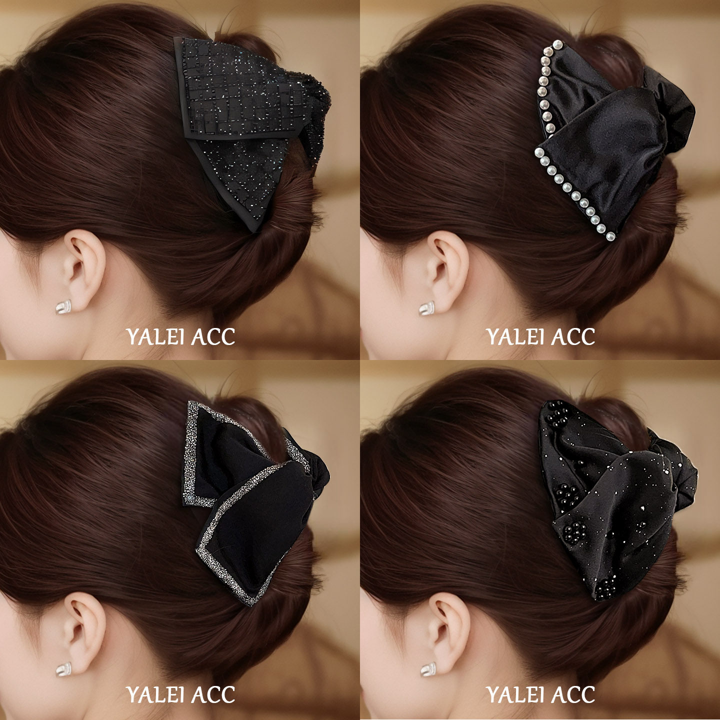 路易斯三角抓夹女高级感2025新款