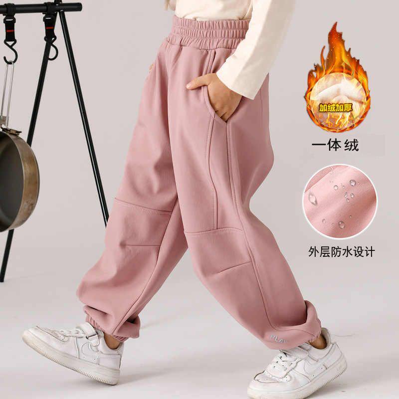 女童冲锋裤秋冬新款儿童