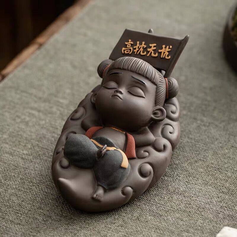 配件 哪吒摆件玩可茶个性茶具精品 厂家养紫砂茶盘家居茶宠摆设