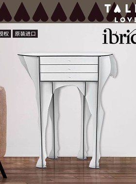 IBRIDE原装进口小鹿斑比抽屉式玄关柜卧室柜客厅分层收纳柜子