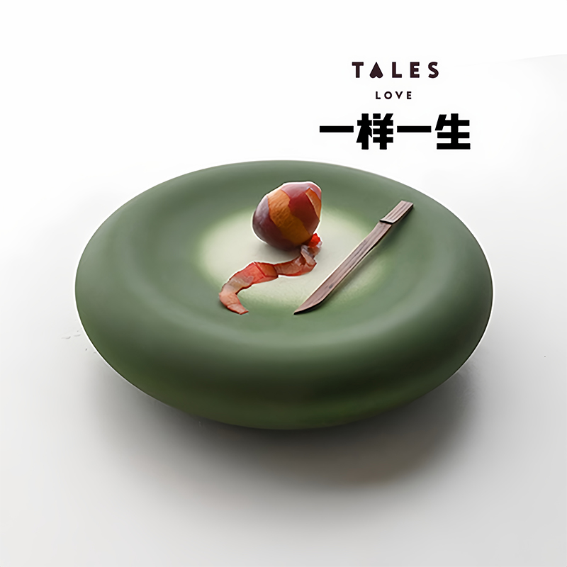 一样一生团子创意景德镇餐具高级感盘子甜点盘日式点心盘艺术品