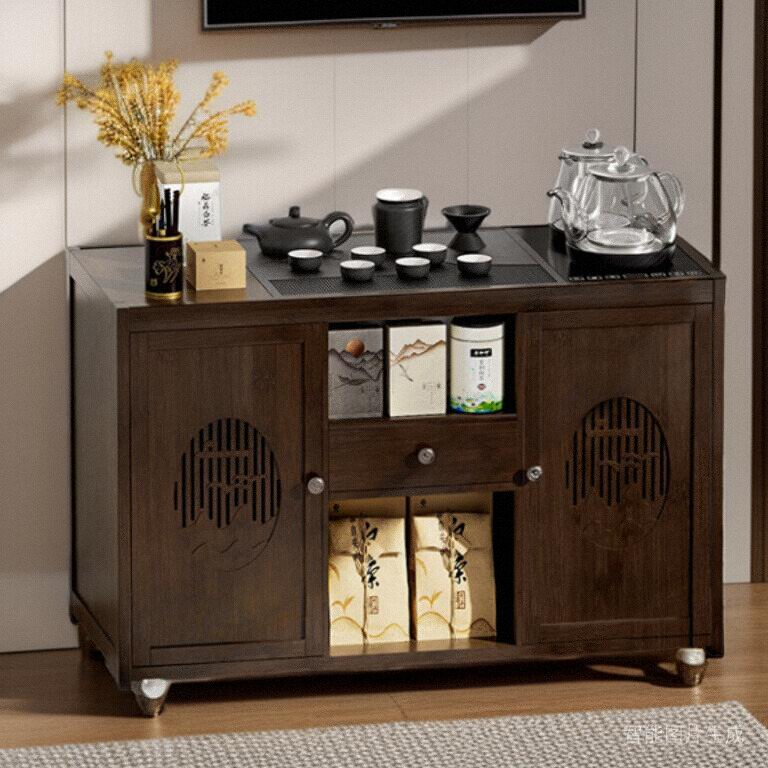 中古风可移动茶几茶桌