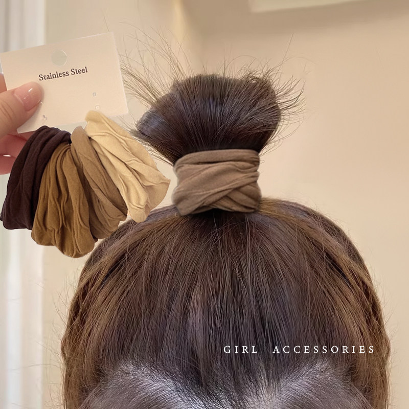 加厚加宽提花面膜发圈2025新款发绳扎发耐用高马尾头绳橡皮筋发饰,饰品/流行首饰/时尚饰品新,发饰,淘宝优惠券,粉丝福利购,淘宝优惠卷